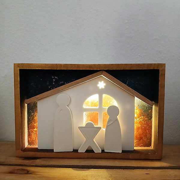 Radiant Nativity Scene